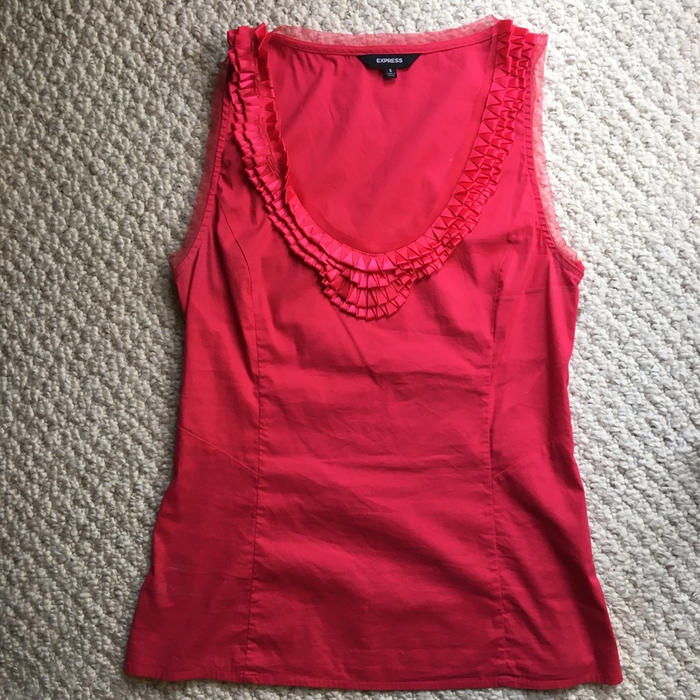 EXPRESS: tailored fuschia top!